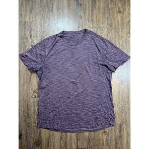 Lululemon Soft Jersey T-Shirt Short Sleeve Performance Tee Purple 2XL